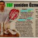 Hürriyet Ankara-15.10.2012-TBF Yeniden Özmekik Dedi