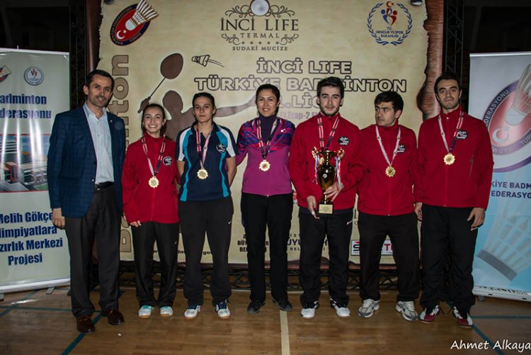İnci Life Badminton 1.Ligi 2.Etap Birincisi Egospor