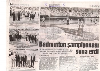 Badminton Şampiyonası Sona Erdi