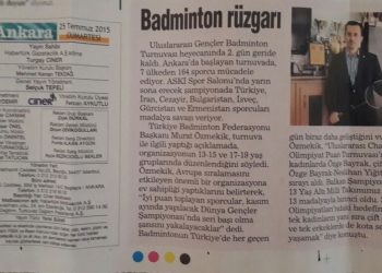 Habertürk Gazetesi-25.07.2015-Badminton Rüzgarı