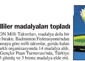 Yeni Meram Gazetesi 20.10.2015 Milliler Madalyaları Topladı