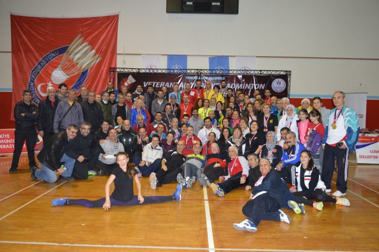 Veteranlar Türkiye Badminton Şampiyonası Kemer’de Sona Erdi