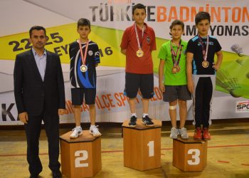 13 Yaş Altı Türkiye Badminton Şampiyonası Sona Erdi