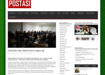 Spor Postası – 18.03.2017 – Diyarbakır’dan Badminton’a Yoğun İlgi