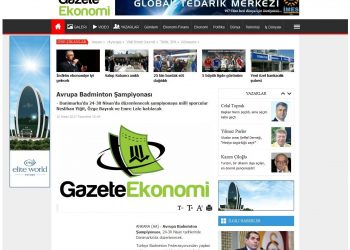 Gazete Ekonomi – 12.04.2017 – Avrupa Badminton Şampiyonası