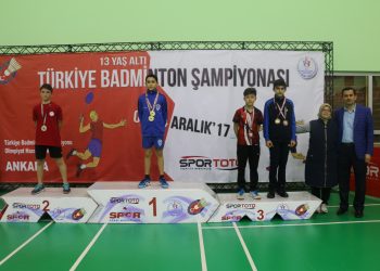 2017-13 Yaş Altı Türkiye Badminton Şampiyonası Sona Erdi