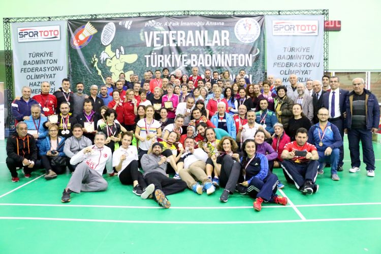 Veteranlar Türkiye Badminton Şampiyonası Sona Erdi