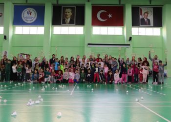 Veliler Badminton Antrenmanında