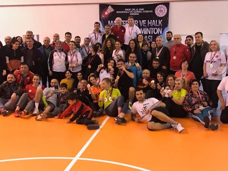 Masterler ve Halk Türkiye Badminton Şampiyonası Sona Erdi