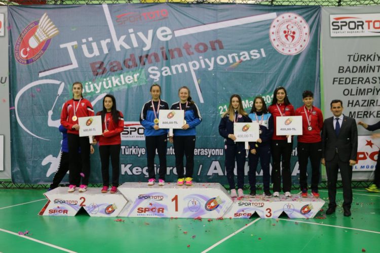 Büyükler Türkiye Badminton Şampiyonası Sona Erdi