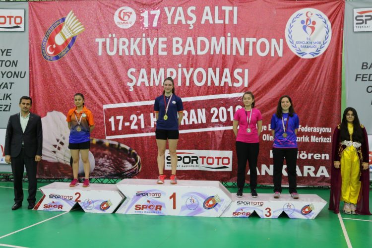 17 Yaş Türkiye Badminton Şampiyonları Belli Oldu