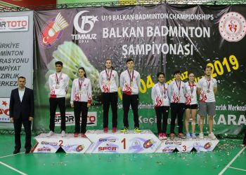 Genç Badmintoncular, 19 Yaş Altı Balkan Şampiyonu