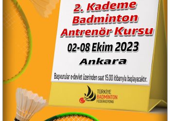 2.Kademe Antrenör Kursu Başvuruları Başlıyor