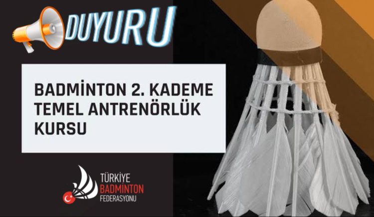 2.Kademe Temel Antrenör Kursu Duyurusu