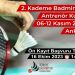 2.Kademe Badminton Antrenörlük Kursu