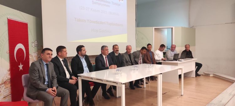 13 Yaş Altı Türkiye Badminton Şampiyonası Teknik Toplantısı Yapıldı