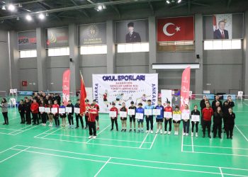 Okullararası Gençler Türkiye Badminton Birinciliği Açılış Töreni Yapıldı