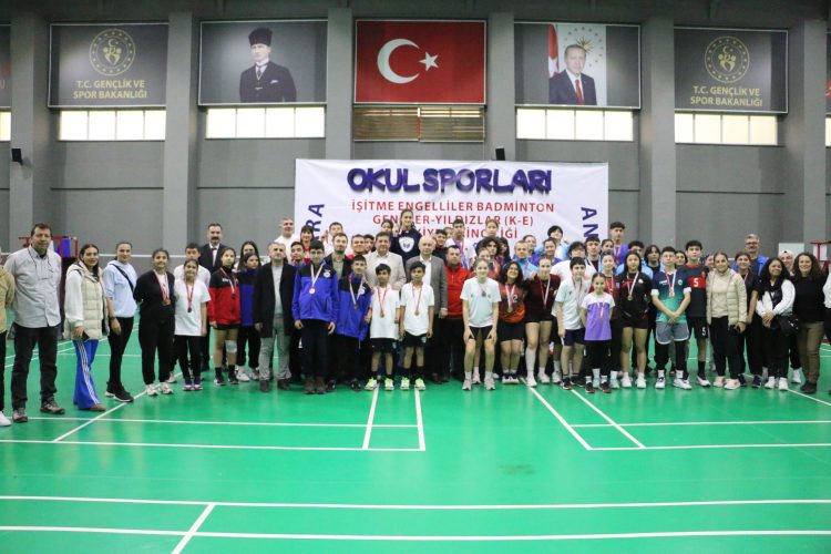 Okullararası İşitme Engelliler Türkiye Badminton Birinciliği Sona Erdi