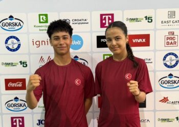 Avrupa Gençlik Olimpik Yaz Festivali’nde Karışık Çiftlerde Çeyrek Finaldeyiz