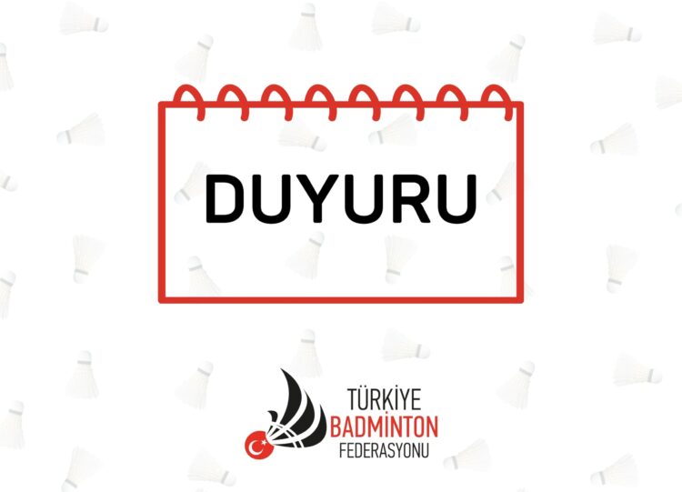 Air Badminton Türkiye Şampiyonası İptal Edildi