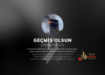 Hırvatistan Badminton Federasyonu’na Geçmiş Olsun