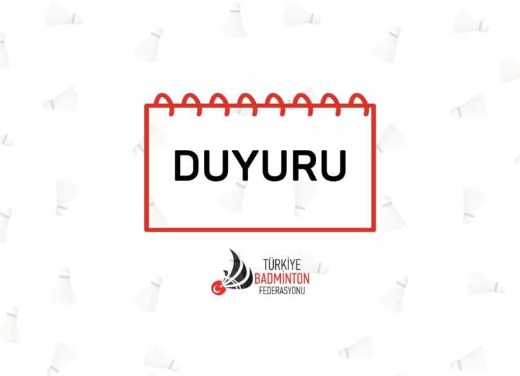Dünya Badminton Federasyonu (BWF)’ndan  Anti-Doping Programına İlişkin Duyuru