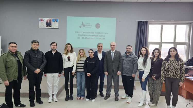 Squash Aday Hakem Kursu Ankara’da Başladı