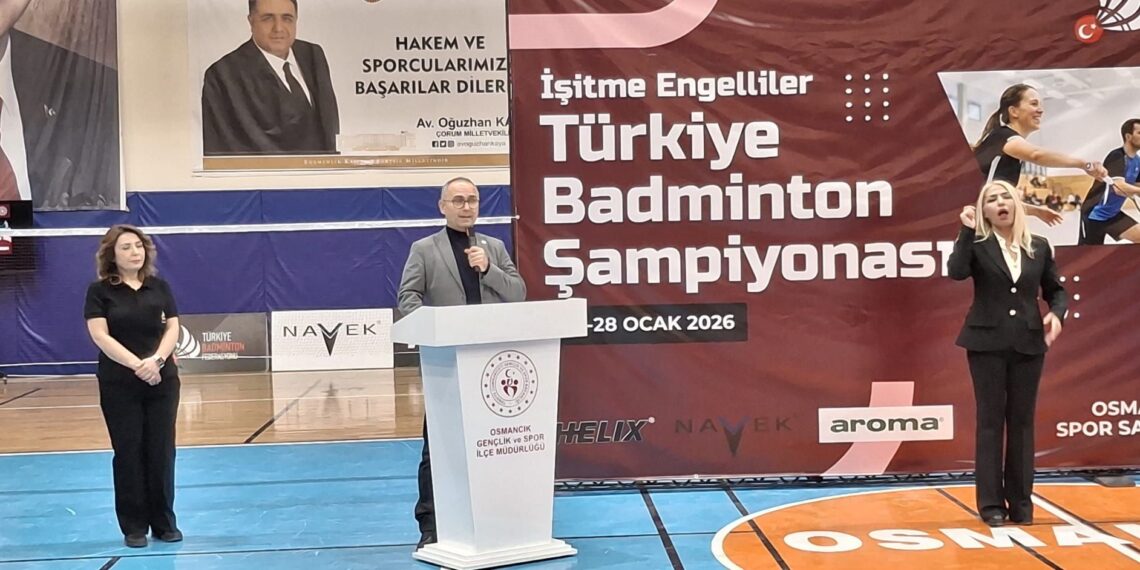 “İşitme Engelliler Türkiye Şampiyonası” Açılış Töreni Yapıldı