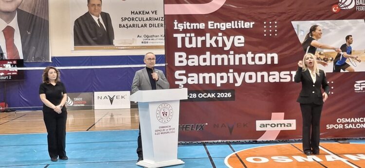 “İşitme Engelliler Türkiye Şampiyonası” Açılış Töreni Yapıldı