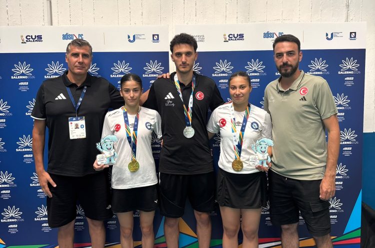 Avrupa Üniversite Oyunları’nda 1 Altın, 1 Gümüş Madalya