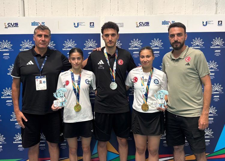 Avrupa Üniversite Oyunları’nda 1 Altın, 1 Gümüş Madalya
