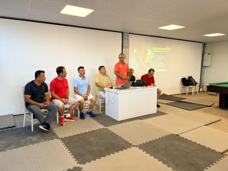 AirBadminton Türkiye Şampiyonası Teknik Toplantısı Yapıldı